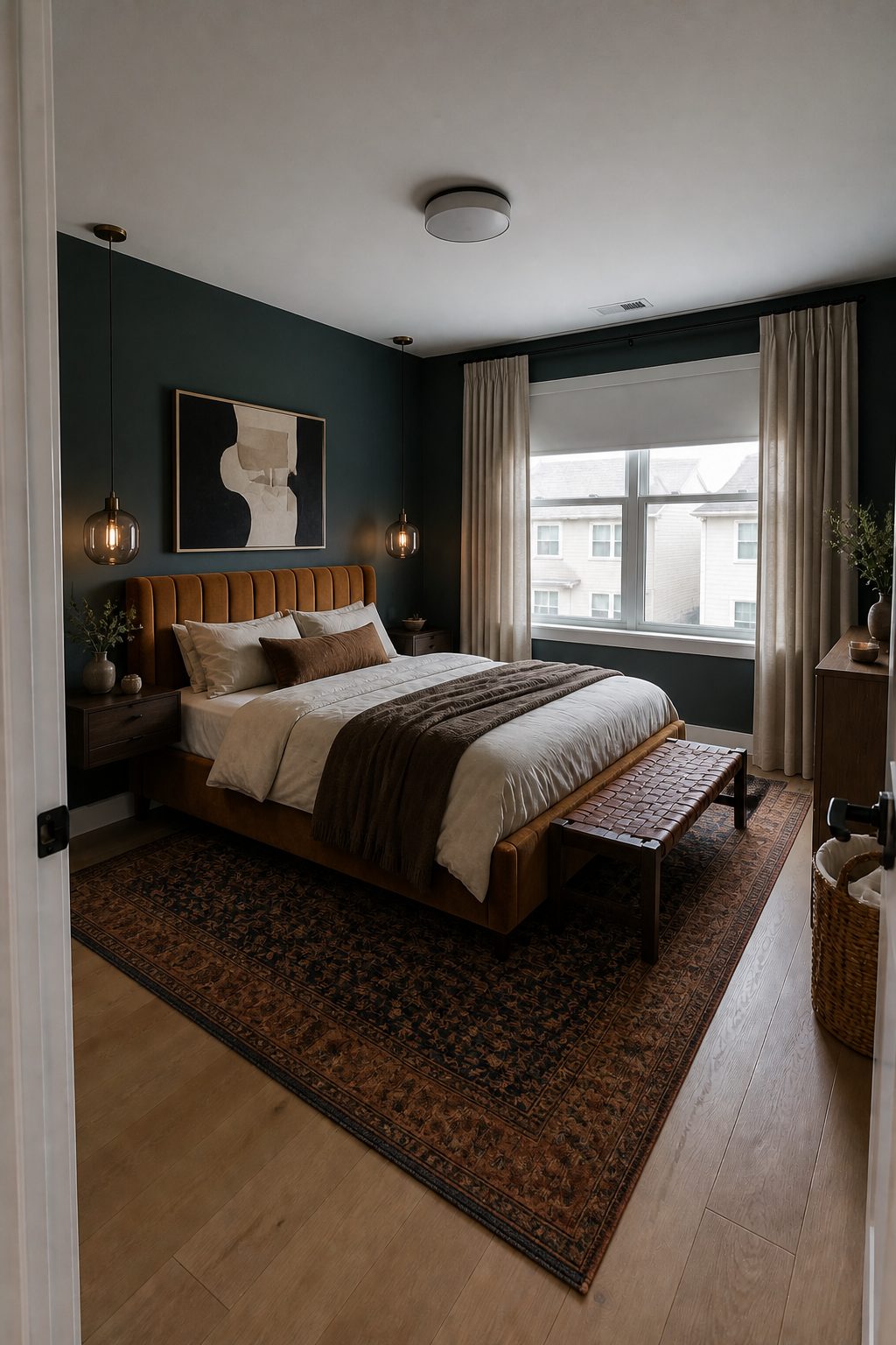 AI bedroom design after