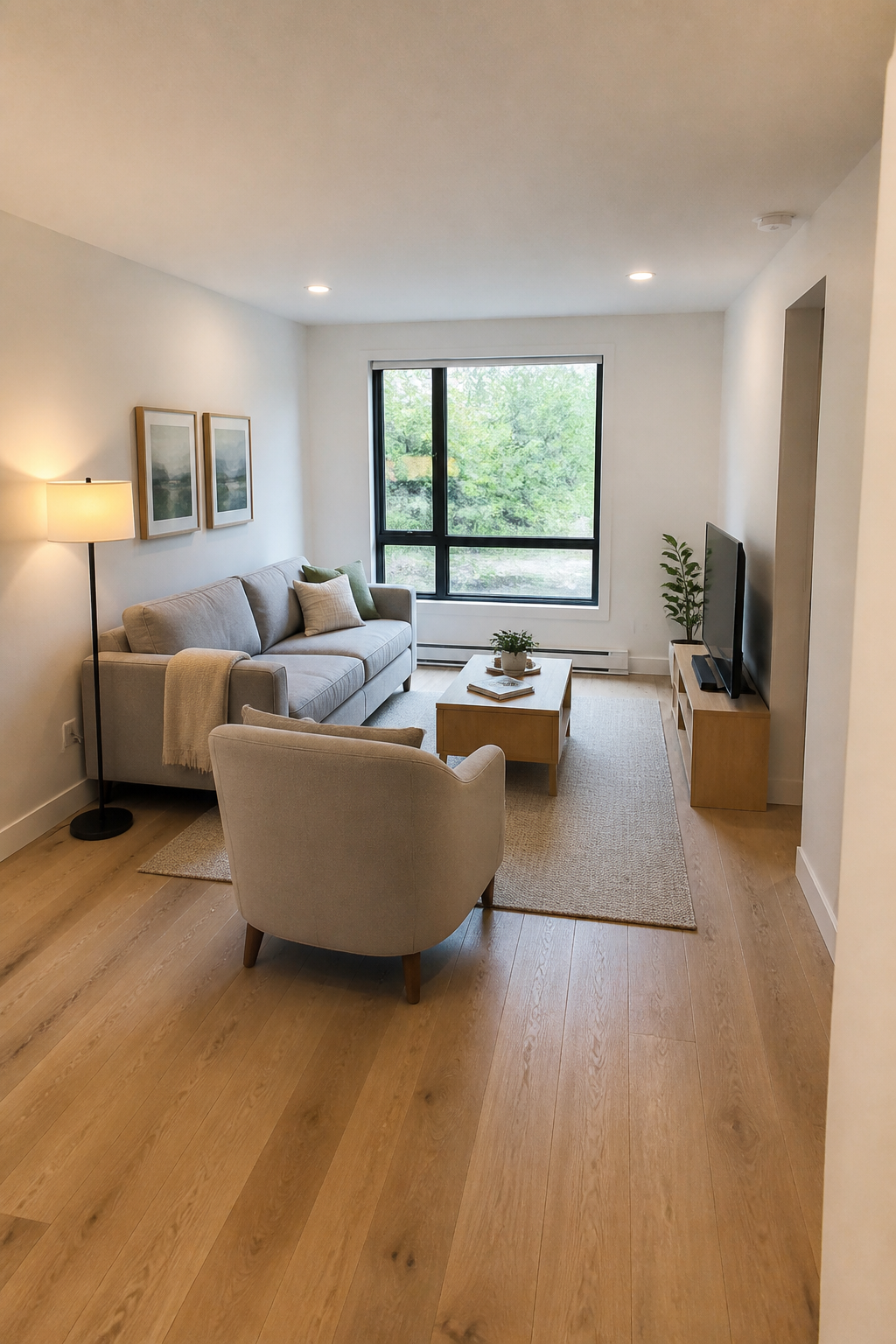 Living room design before