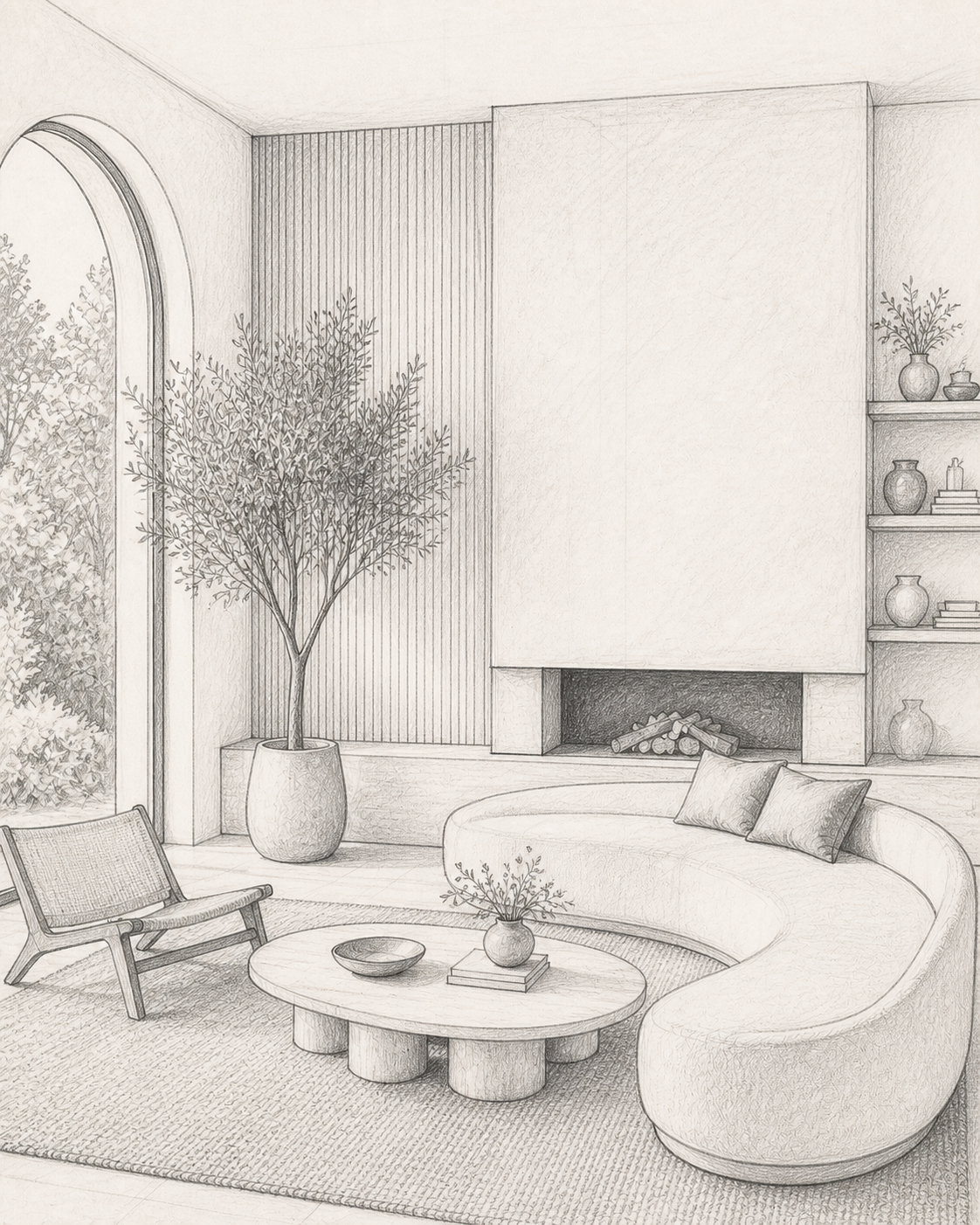 Sketch to render before