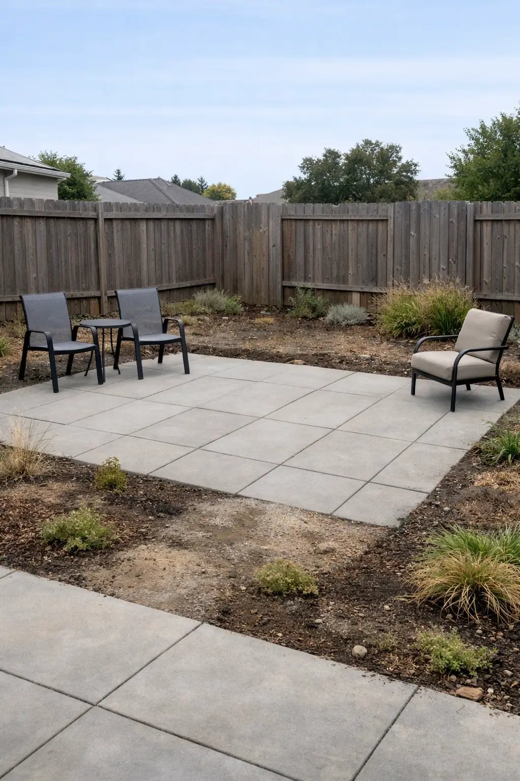 Garden design before