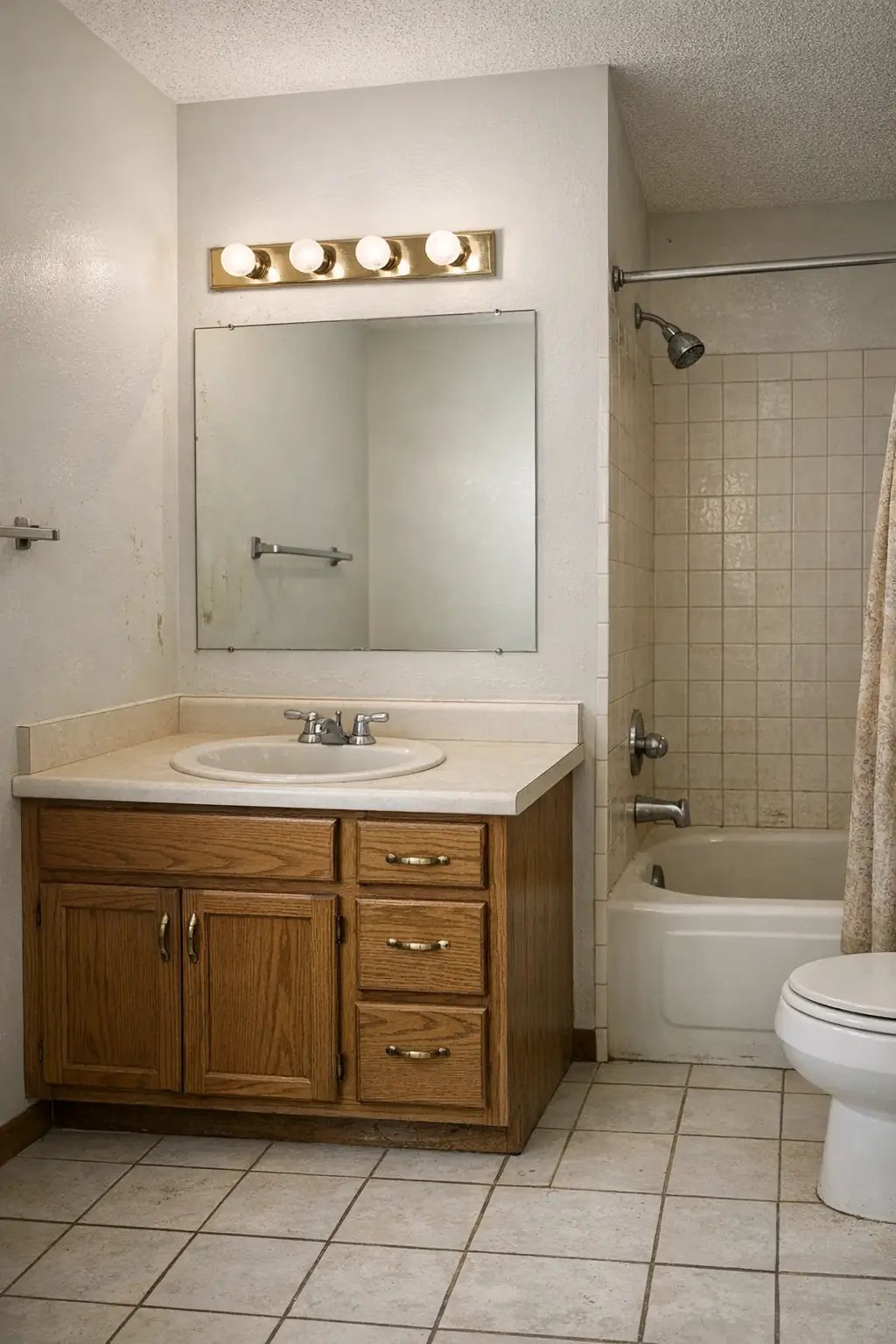 Bathroom design before