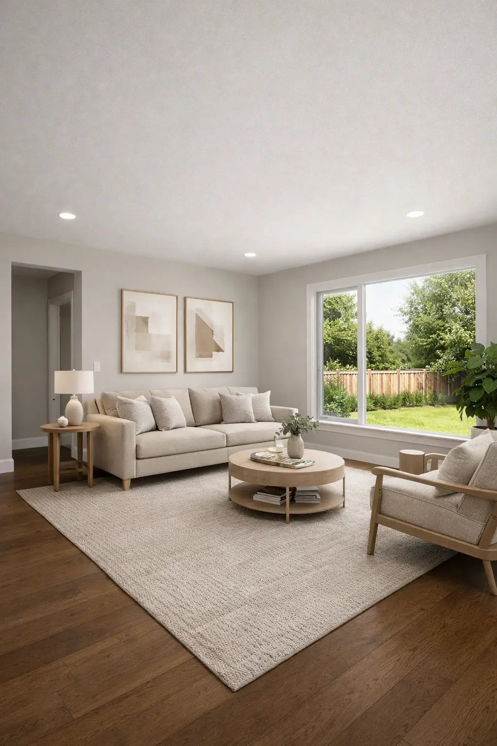 Virtual staging after
