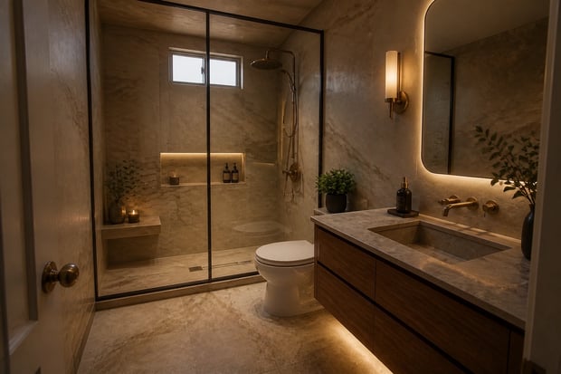 AI Bathroom Design example