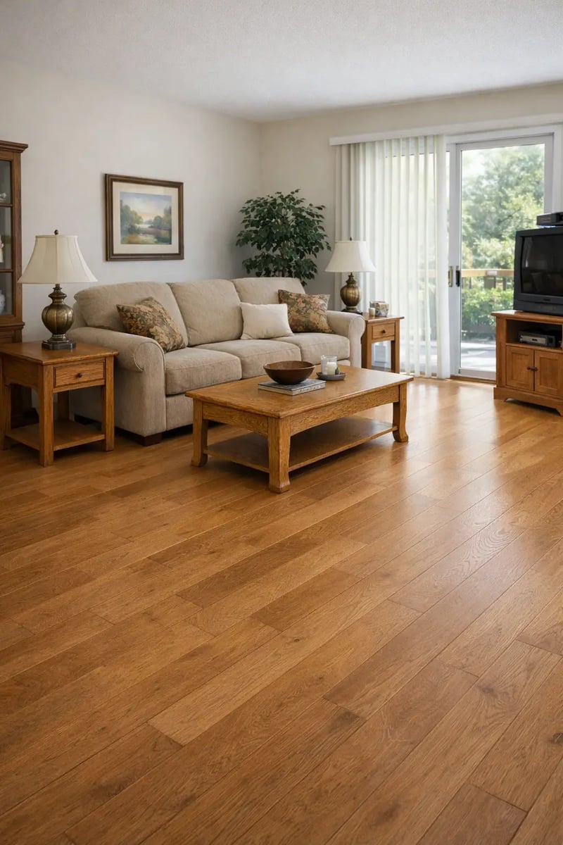 Flooring preview after